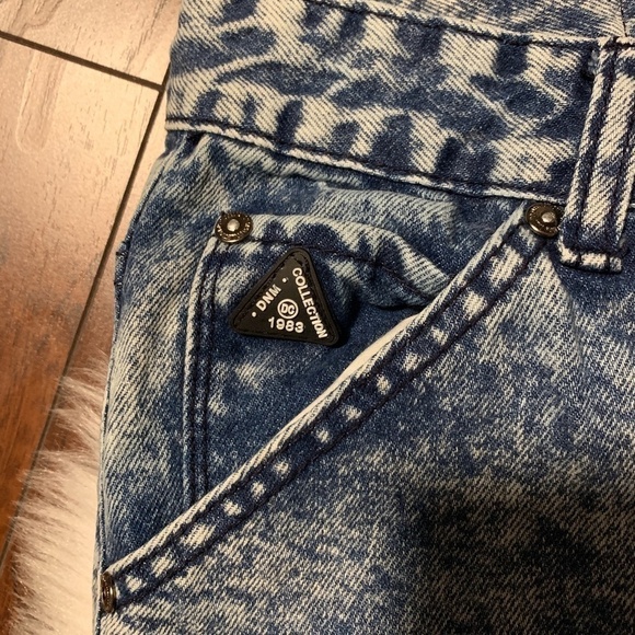 DNM Collection Mens Bleached Slim Fit Jeans Sz 32 - Picture 5 of 10